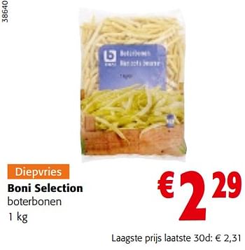 Promoties Boni selection boterbonen - Boni - Geldig van 20/09/2023 tot 01/10/2023 bij Colruyt