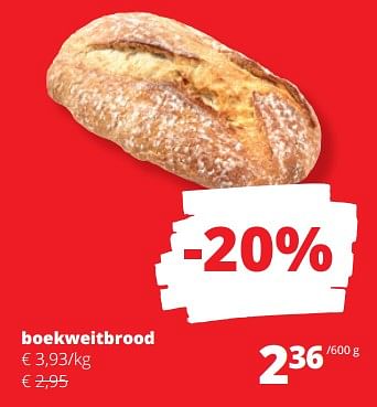 Promoties Boekweitbrood - Huismerk - Spar Retail - Geldig van 21/09/2023 tot 04/10/2023 bij Spar (Colruytgroup)