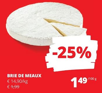Promoties Brie de meaux - Huismerk - Spar Retail - Geldig van 21/09/2023 tot 04/10/2023 bij Spar (Colruytgroup)