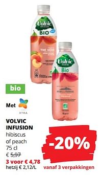 Volvic infusion hibiscus of peach-Volvic