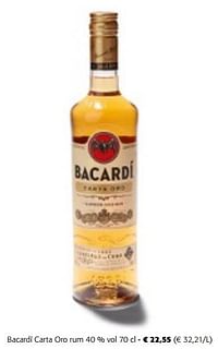 Bacardí carta oro rum-Bacardi