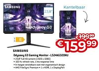 Promoties Samsung odyssey g3 gaming monitor - ls24ag320nu - Samsung - Geldig van 20/08/2023 tot 30/09/2023 bij Exellent