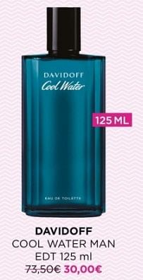 Promotions Davidoff cool water man edt - Davidoff - Valide de 18/09/2023 à 22/10/2023 chez ICI PARIS XL
