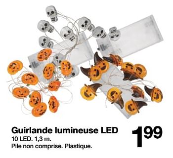 Promotions Guirlande lumineuse led - Produit maison - Zeeman  - Valide de 23/09/2023 à 29/09/2023 chez Zeeman