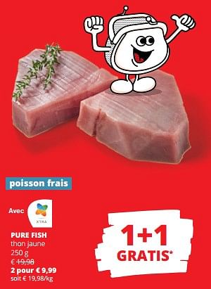 Promoties Pure fish thon jaune - Pure Fish - Geldig van 21/09/2023 tot 04/10/2023 bij Spar (Colruytgroup)