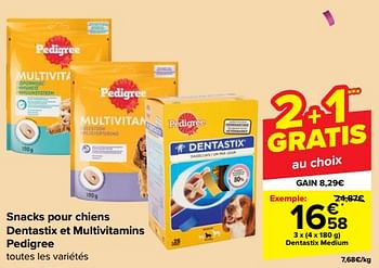 Promotions Dentastix medium - Pedigree - Valide de 20/09/2023 à 02/10/2023 chez Carrefour