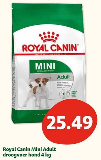 Promoties Royal canin mini adult droogvoer hond - Royal Canin - Geldig van 25/09/2023 tot 30/09/2023 bij Maxi Zoo