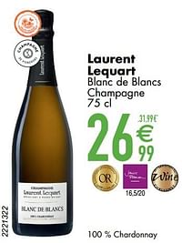 Laurent lequart blanc de blancs champagne-Champagne