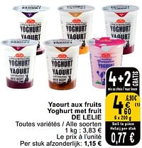 Yaourt aux fruits yoghurt met fruit de lelie-De Lelie