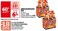 Promotions Bière desperados red - Desperados - Valide de 26/09/2023 à 02/10/2023 chez Auchan Ronq