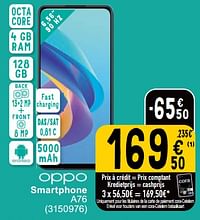 Oppo smartphone a76-Oppo