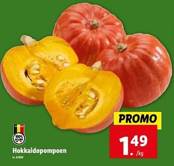 Promoties Hokkaidopompoen - Huismerk - Lidl - Geldig van 27/09/2023 tot 03/10/2023 bij Lidl