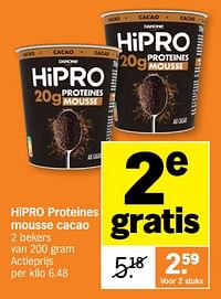Hipro proteines mousse cacao-Danone