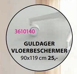 Promotions Guldager vloerbeschermer - Produit Maison - Jysk - Valide de 25/09/2023 à 15/10/2023 chez Jysk