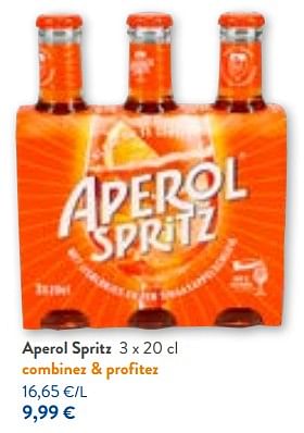 Promotions Aperol spritz - Aperol - Valide de 20/09/2023 à 03/10/2023 chez OKay