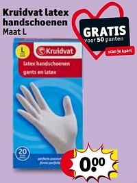 Kruidvat latex handschoenen-Huismerk - Kruidvat