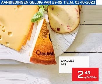 Promoties Chaumes - Huismerk - Alvo - Geldig van 20/09/2023 tot 03/10/2023 bij Alvo