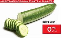 Komkommer-Huismerk - Alvo