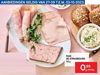 Promoties Pain de strasbourg - Huismerk - Alvo - Geldig van 20/09/2023 tot 03/10/2023 bij Alvo