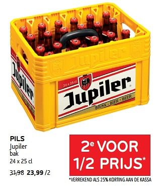 Promoties Pils jupiler 2e voor 1-2 prijs - Jupiler - Geldig van 20/09/2023 tot 03/10/2023 bij Alvo