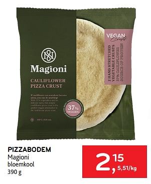 Promoties Pizzabodem magioni - Magioni - Geldig van 20/09/2023 tot 03/10/2023 bij Alvo