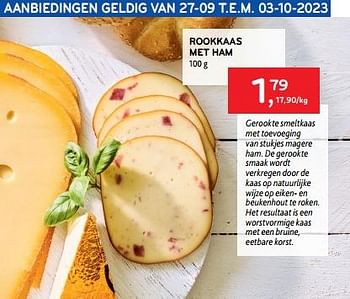 Promoties Rookkaas met ham - Huismerk - Alvo - Geldig van 20/09/2023 tot 03/10/2023 bij Alvo