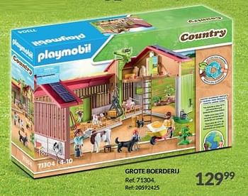 Promoties Grote boerderij - Playmobil - Geldig van 21/09/2023 tot 10/10/2023 bij Fun
