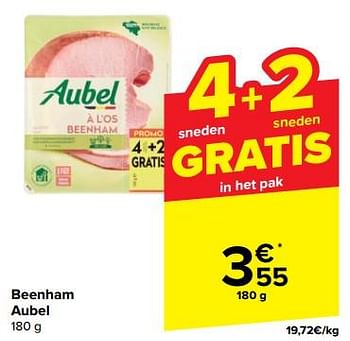 Promoties Beenham aubel - Aubel - Geldig van 27/09/2023 tot 03/10/2023 bij Carrefour