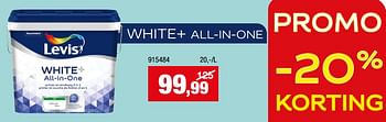 Promoties White+ all-in-one - Levis - Geldig van 27/09/2023 tot 08/10/2023 bij Hubo