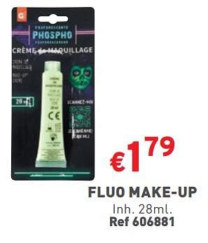 Promoties Fluo make-up - Huismerk - Trafic  - Geldig van 04/10/2023 tot 09/10/2023 bij Trafic