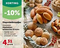 Afgebakken sandwiches-Huismerk - Aveve
