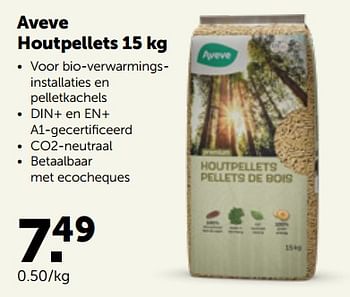 Promoties Aveve houtpellets - Huismerk - Aveve - Geldig van 27/09/2023 tot 08/10/2023 bij Aveve