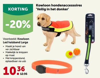 Promoties Kowloon led halsband large - Kowloon - Geldig van 27/09/2023 tot 08/10/2023 bij Aveve