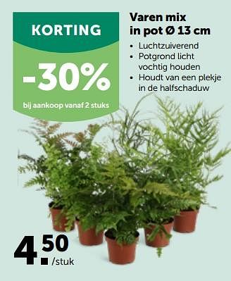 Promoties Varen mix in pot - Huismerk - Aveve - Geldig van 27/09/2023 tot 08/10/2023 bij Aveve