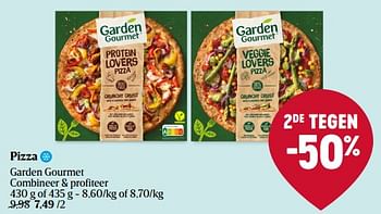 Promoties Pizza garden gourmet - Garden Gourmet - Geldig van 28/09/2023 tot 04/10/2023 bij Delhaize