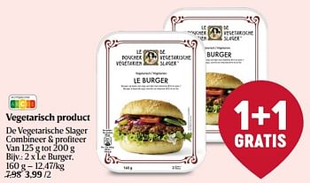 Promoties Vegetarisch product de vegetarische slager le burger - De Vegetarische Slager - Geldig van 28/09/2023 tot 04/10/2023 bij Delhaize