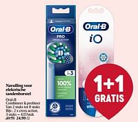 Navulling voor elektrische tandenborstel oral-b cross action-Oral-B