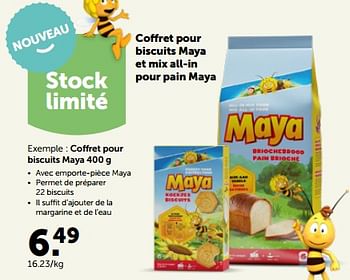 Promotions Coffret pour biscuits maya - Maya - Valide de 27/09/2023 à 08/10/2023 chez Aveve