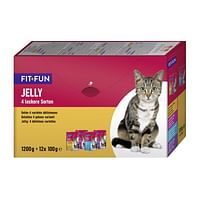FIT+FUN Jelly Multipack 12x100 g-Fit + Fun