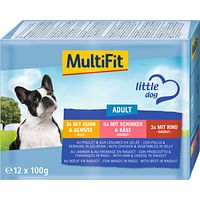 MultiFit Adult Little Dog Multipack 12 x 100 g-Multifit