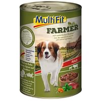MultiFit Farmer Adult 6 x 400 g Rund met kalfshart-Multifit