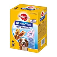 Pedigree Dental Care Dentastix multipack 28 stuks voor middelgrote honden-Pedigree