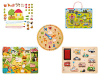 Playtive Educatieve houten puzzel-Playtive Junior