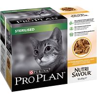 PRO PLAN Cat Nutrisavour Gesteriliseerd met Kip - 10 x 85 g-Pro Plan