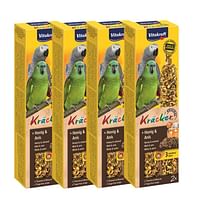 Vitakraft papegaaiencrackers 4 x 2 verpakking Honing en anijs-Vitakraft