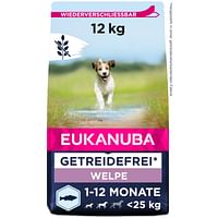 EUKANUBA pupvoer graanvrij voor kleine en middelgrote rassen 2 x 12 kg-Eukanuba