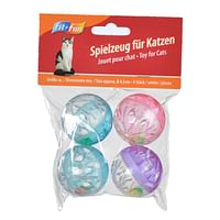 FIT+FUN Speelgoed rammelaarballen pak van 4-Fit + Fun