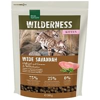 REAL NATURE WILDERNESS Wide Savannah Kitten gevogelte, lam en wild zwijn 300 g-Real Nature
