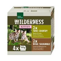 REAL NATURE WILDERNESS Kitten Multipack 4 x 100 g-Real Nature