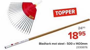 Promoties Bladhark met steel - Wolf Garten - Geldig van 25/09/2023 tot 22/10/2023 bij Euro Shop